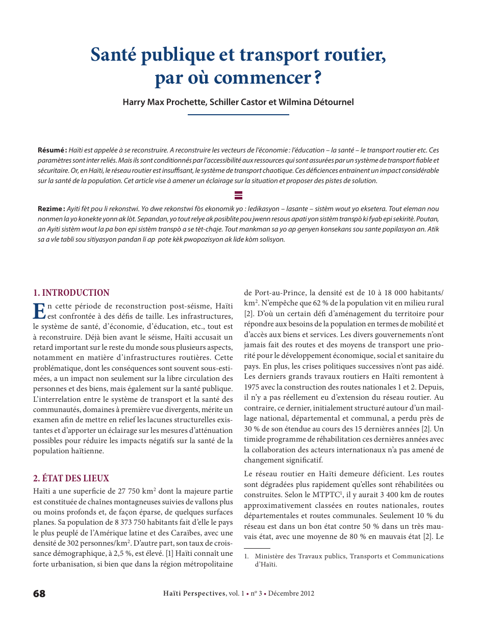 Première page — Harry Max Prochette, Schiller Castor et Wilmina Détournel