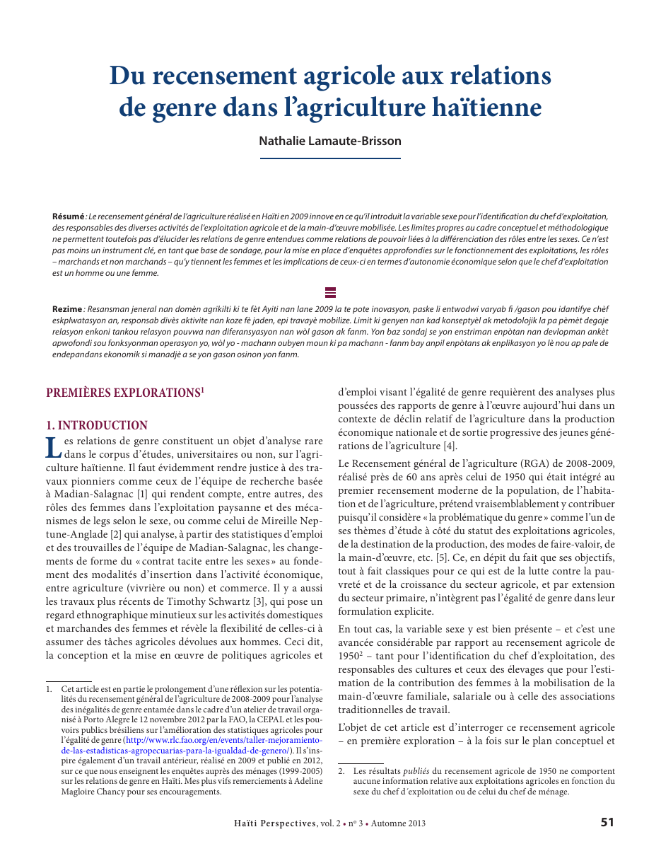 Première page — Nathalie Lamaute-Brisson