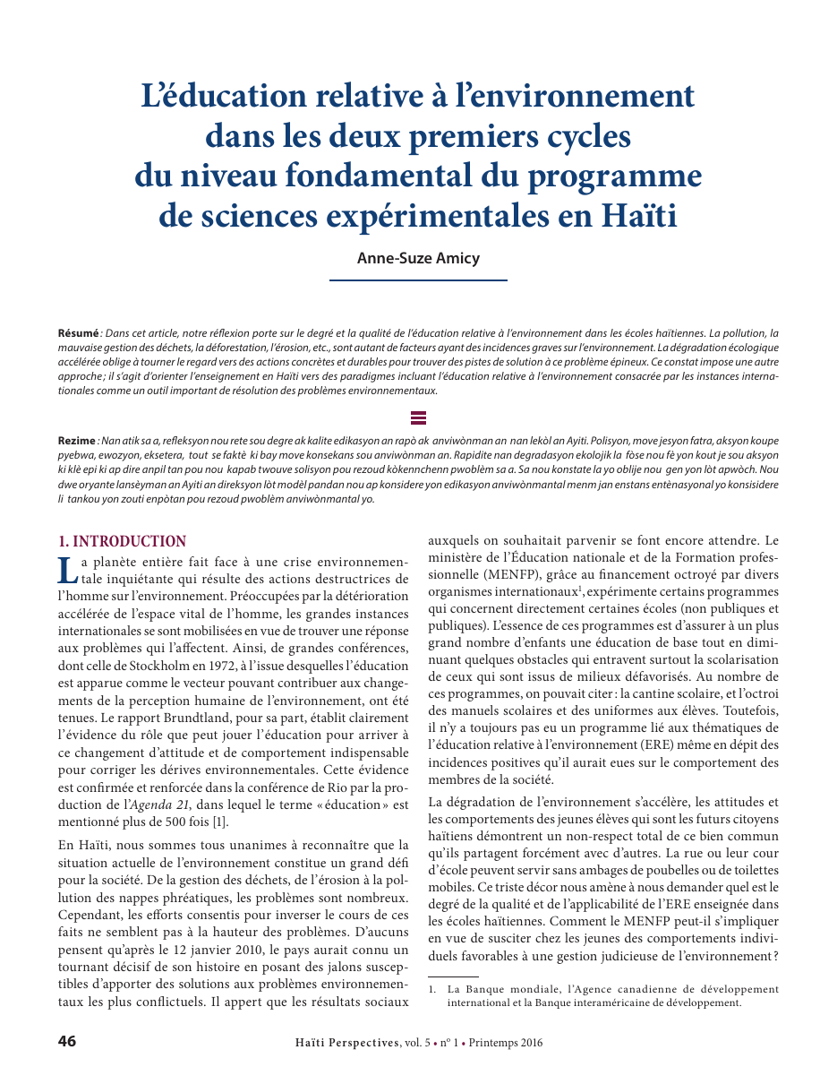 Première page — Anne-Suze Amicy